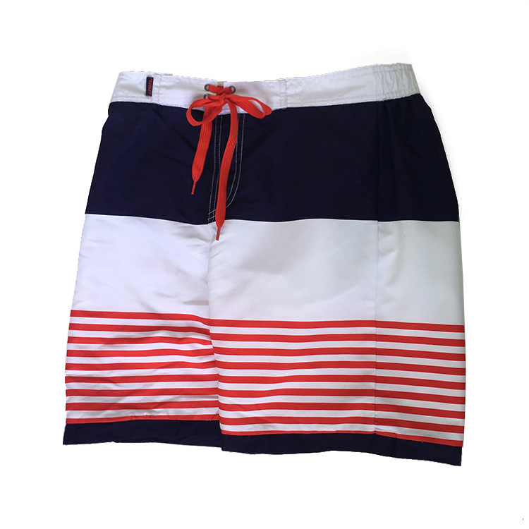 外贸原单男士沙滩裤男运动休闲大裤衩宽松速干男士海边度假短裤|ru