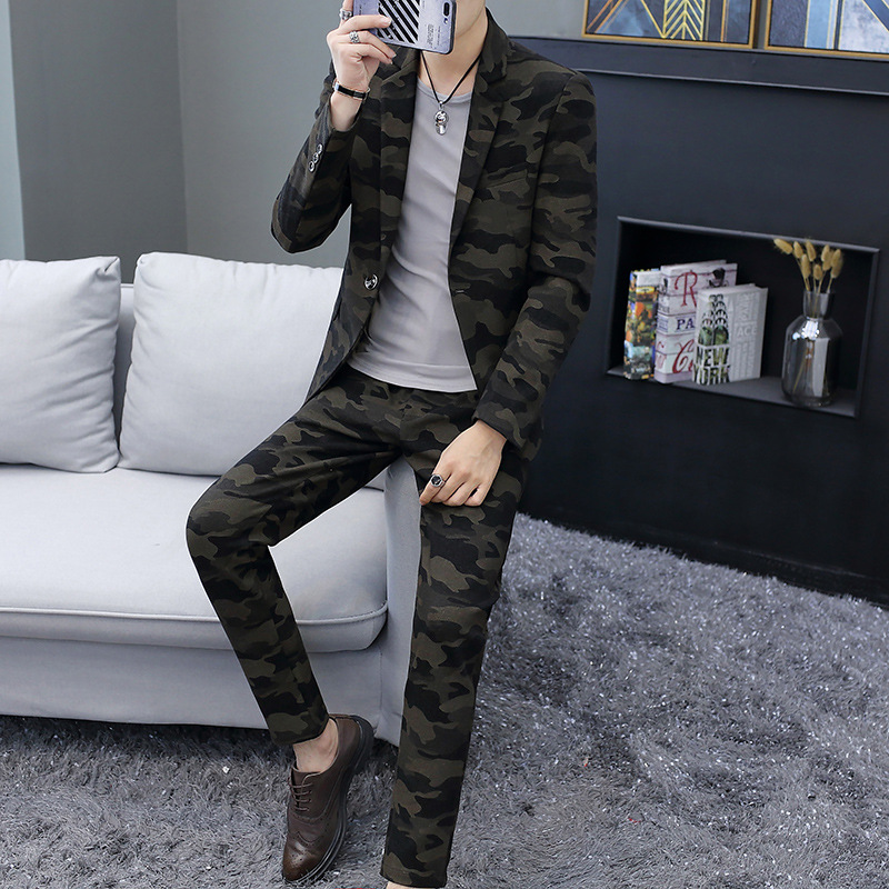 西服套装男青年商务正装职业小西装韩版潮流修身伴郎新郎结婚礼服