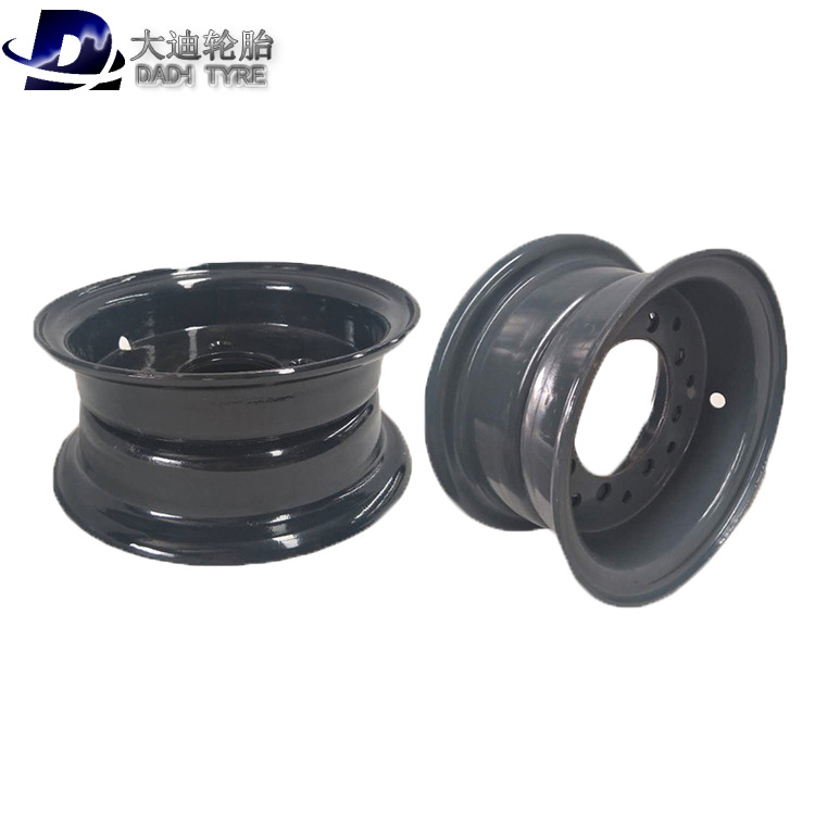 Forklift Rim Wheel hub Resultant Steel ring 600-9 Rim Wheel hub Dedicated Screw Matching tyre axle