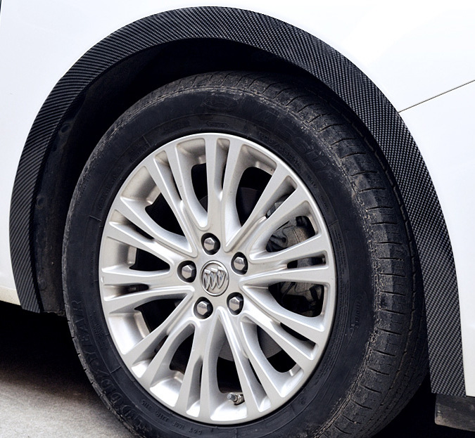 汽车通用改装橡胶碳纤维轮眉防擦条防撞胶条划痕防刮条