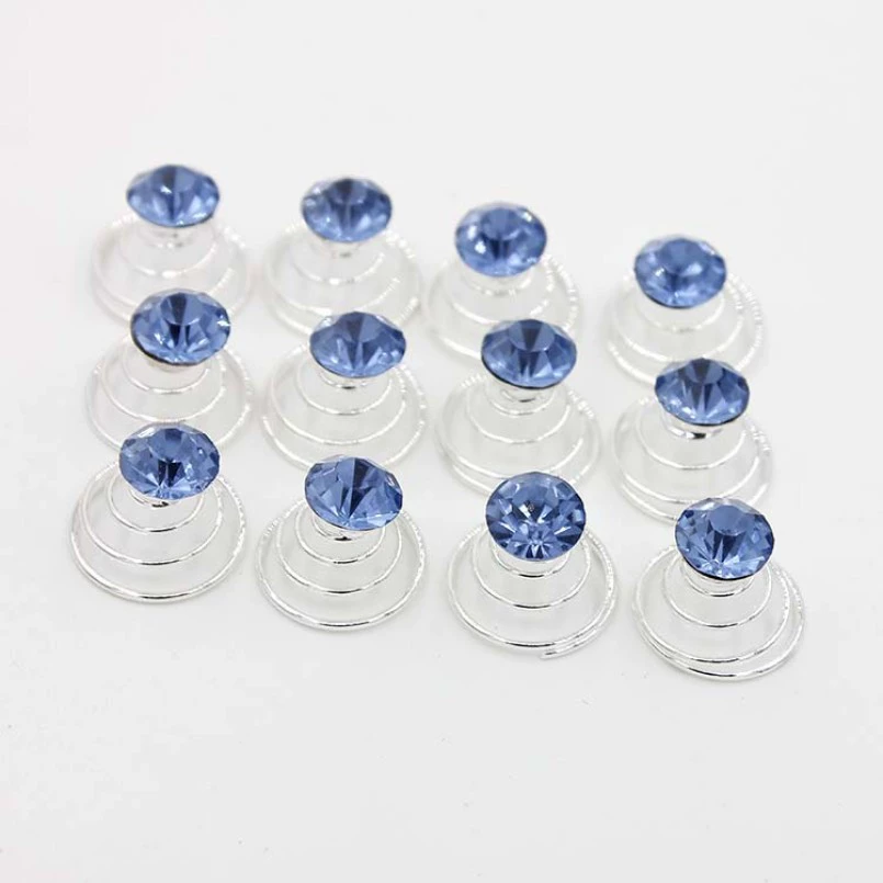 Корейская версия невесты макияж головной убор аксессуары для волос дамы металлическая заколка для волос алмаз одиночный Алмазный винтовой зажим прямые продажи с фабрики