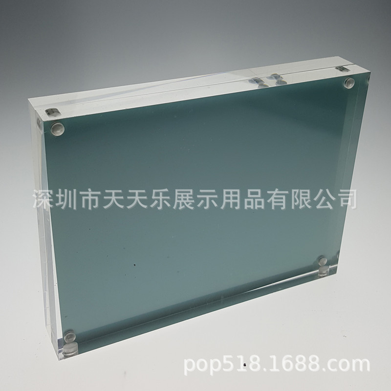 深圳天天乐厂家销售 透明磁铁相框有机玻璃透明卡通相框