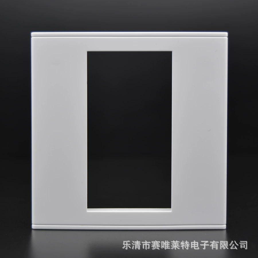 86-образная трехпозиционная элегантная белая панель розетки с переключателем сильного и слабого тока, настенная пустая панель, Мультимедийная панель настенной розетки