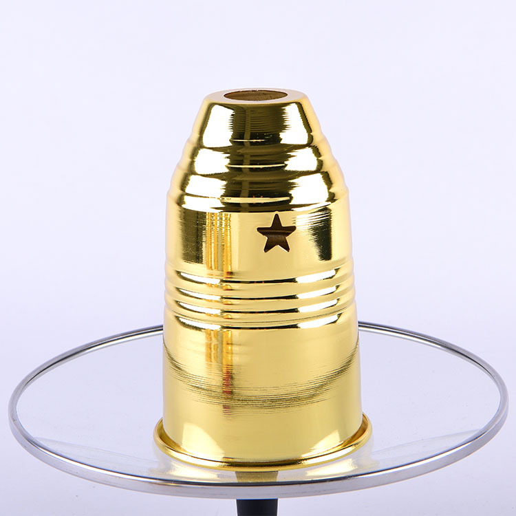 跨境货源供应水烟防风罩金银色防烫装饰水烟配件hookah shisha 罩|ms