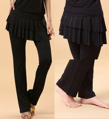 Wholesale square dance clothing new culottes dance clothing adult culottes Latin dance pants long pants women autumn and winter