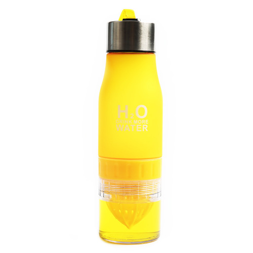 Korean new sports plastic cup creative gift water cup lemon cup fruit cup custom LOGO drop shipping one piece