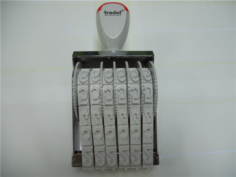 ��Ʒ׿��15156Gӡ�� �ָ�15MM 6λ����ӡ�� Trodat �ɵ�������