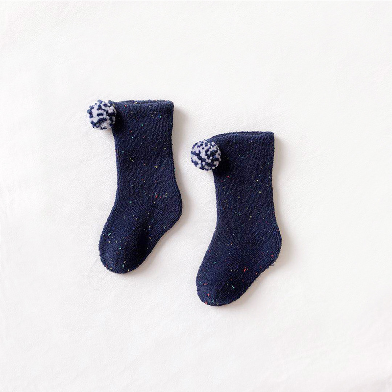 18 de invierno anti-Terry calcetines de bebé altos engrosados cálidos calcetines recién nacidos calcetines de bebé 0-3-5 años calcetines de los niños