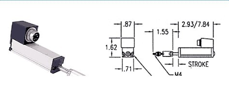 ETI SYSTEMS直线位移电位器LCP18-15/30 LCP18-50/100/150/200
