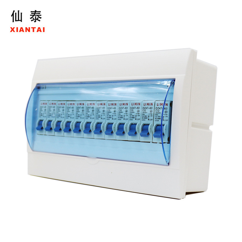 9-12 Loop Air switch Distribution Box Plastic Exit Distribution box Ming Zhuang Electric leakage Switch Box