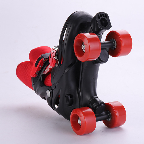 Factory direct supply children's buckle double row roller skating adult inline skates set roller skates double row roller skates 