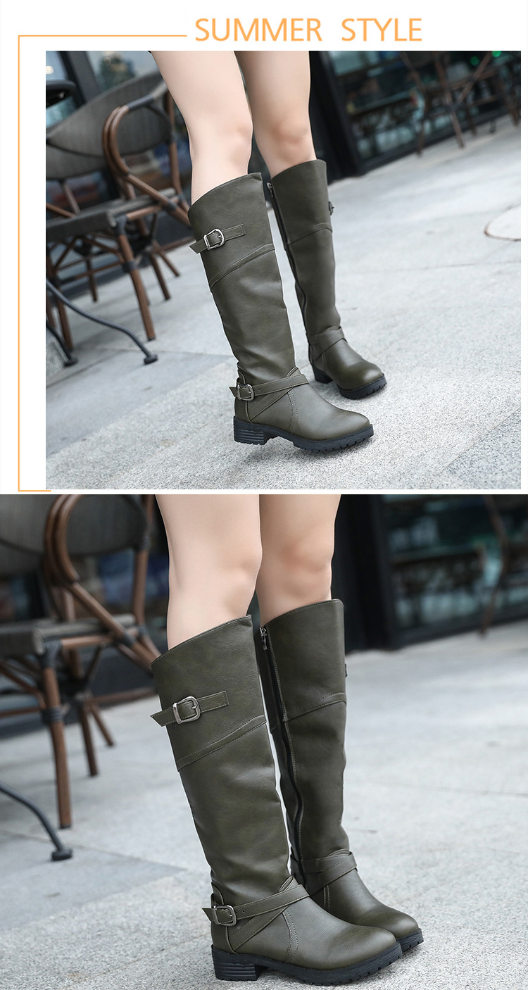 Bottes femme en PU artificiel - Ref 3354944 Image 24