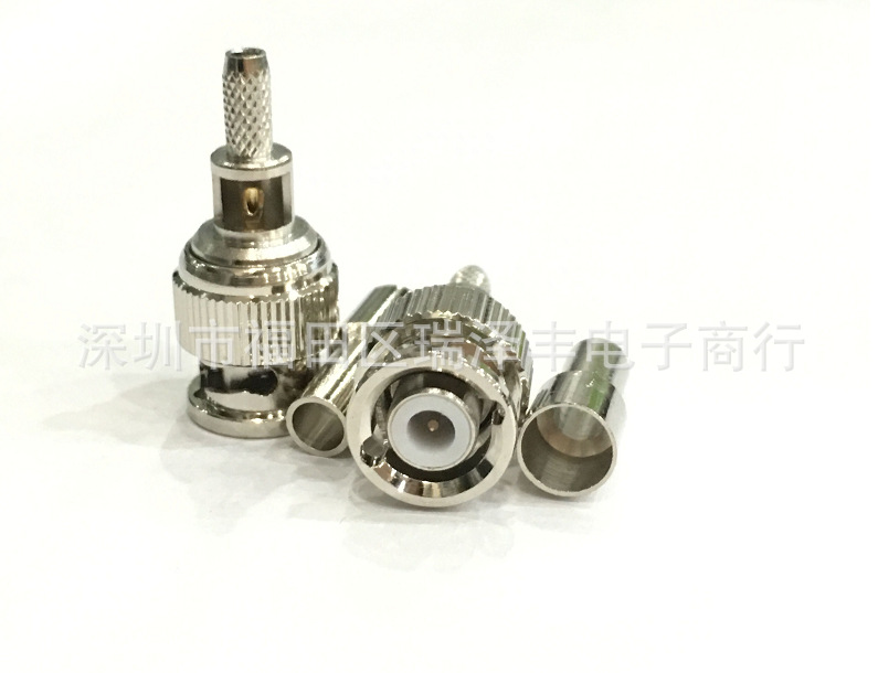 供应微型射频接线高频头Q6-J公头K母头小BNC同轴电缆连接器