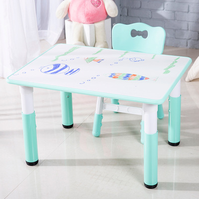 1桌1椅 儿童桌椅套装家用幼儿园桌子椅子宝宝可升降换代新款