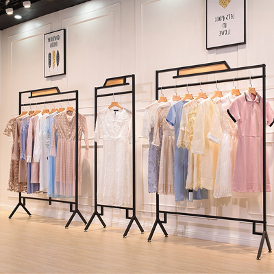 Giá treo quần áo đơn giản hiện đại, nhiều tầng, kệ quần áo đơn giản dành cho nữ Đạo cụ trưng bày quần áo