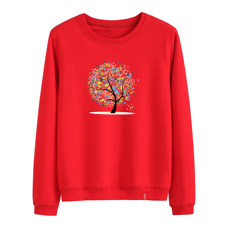 廠家直供2020春秋女潮學生套頭新款女裝衛衣休閑印花圓領長袖N905