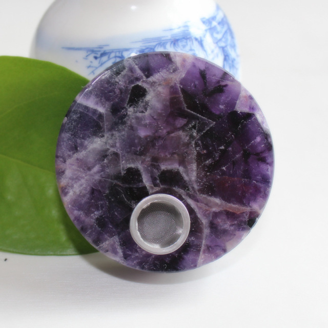 梦幻紫晶紫水晶圆形烟斗个性外国抽烟斗过滤网东海厂家直销批发 价格 厂家 哪里买 我有货 B 5yoho Cn
