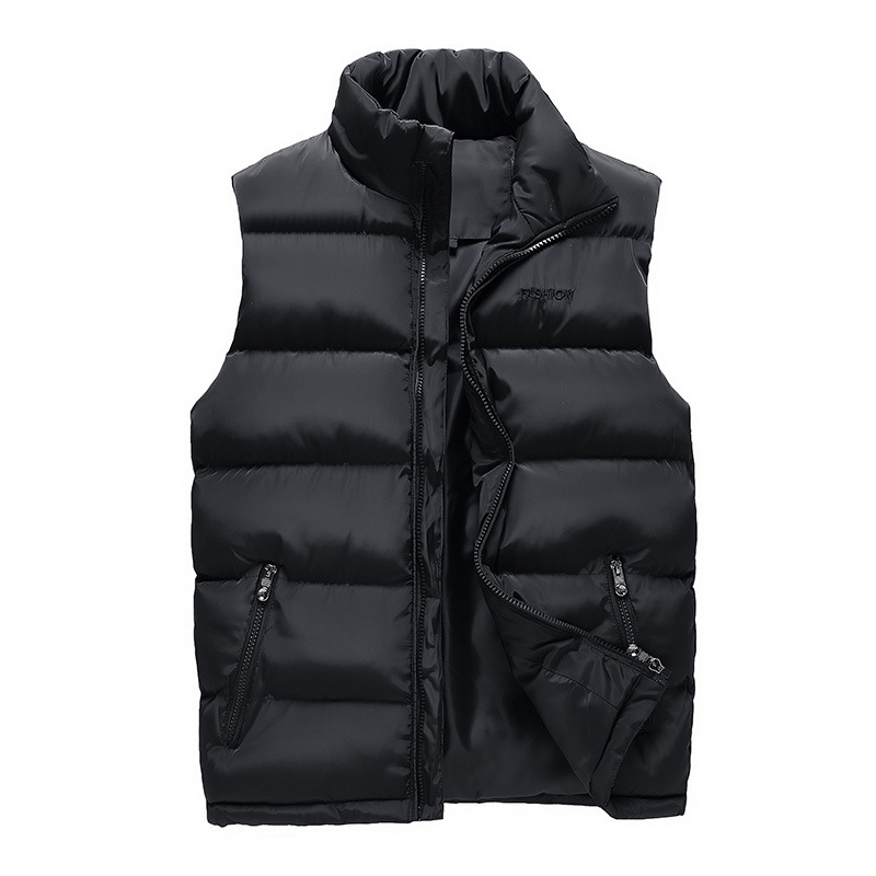 Transfronterizo chaleco de ropa de hombre de tamaño grande hombre otoño invierno cálido chaleco de algodón transfronterizo Amazon AliExpress chaqueta fabricantes de moda