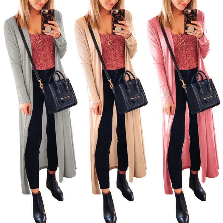 new comfortable fashion pure color cardigan NSLAI56821