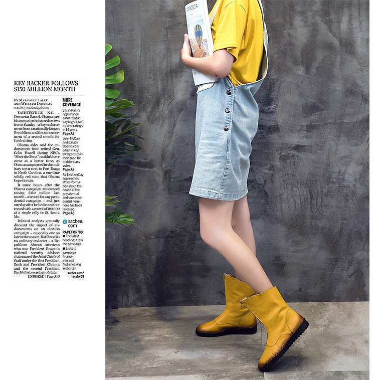 Bottes femme en En cuir - Ref 3354787 Image 26