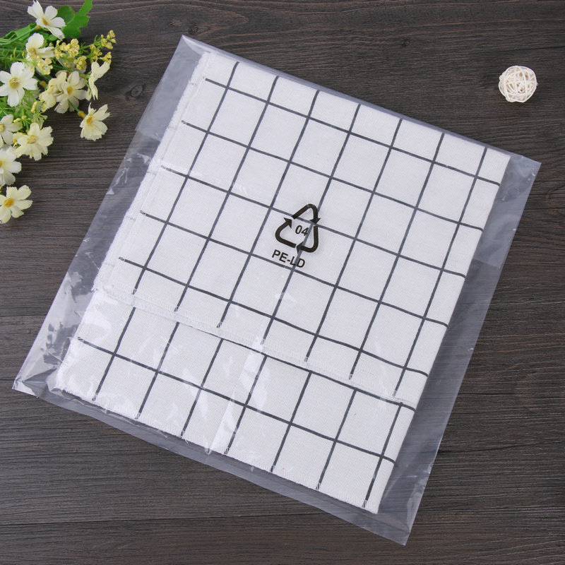 厂家供应PE平口袋胶袋 定 制手提平口塑料袋 服装塑料袋pe胶袋