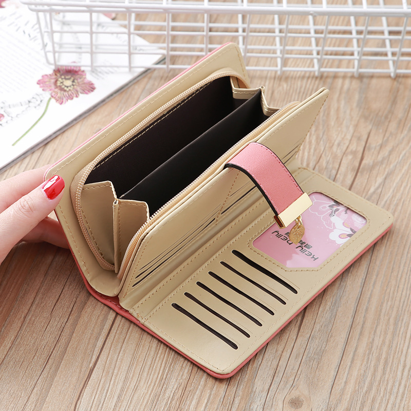 Korean Hollow Leaf Printing Wallet display picture 6