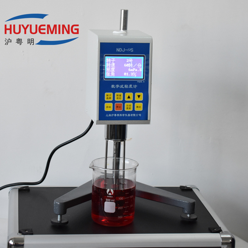 NDJ-5S旋转粘度计.10-100000mpas. 配1-4#转子数显粘度计