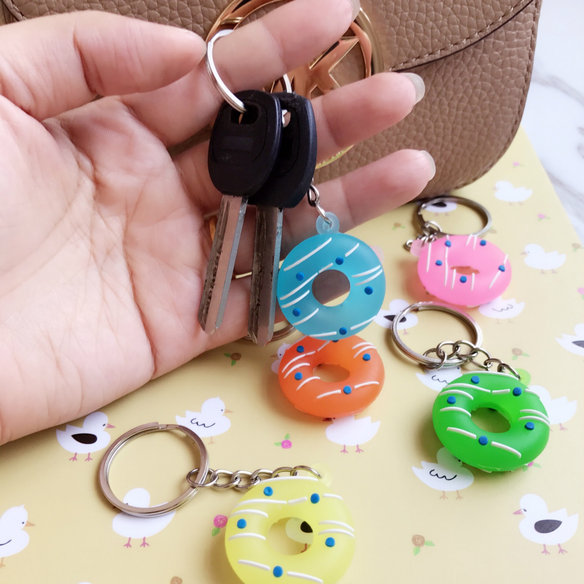 厂家专业生产 钥匙扣 糖果钥匙扣 双面钥匙扣易拉扣|ms
