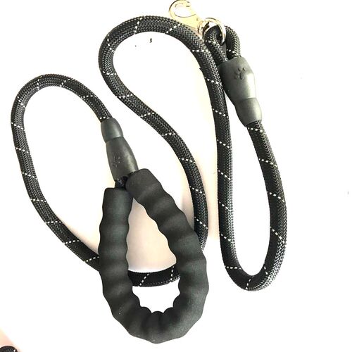 Labrador and Siberian Husky working dogs with chest and back harness pet leashes, medium and small dog reflective EVA leashes