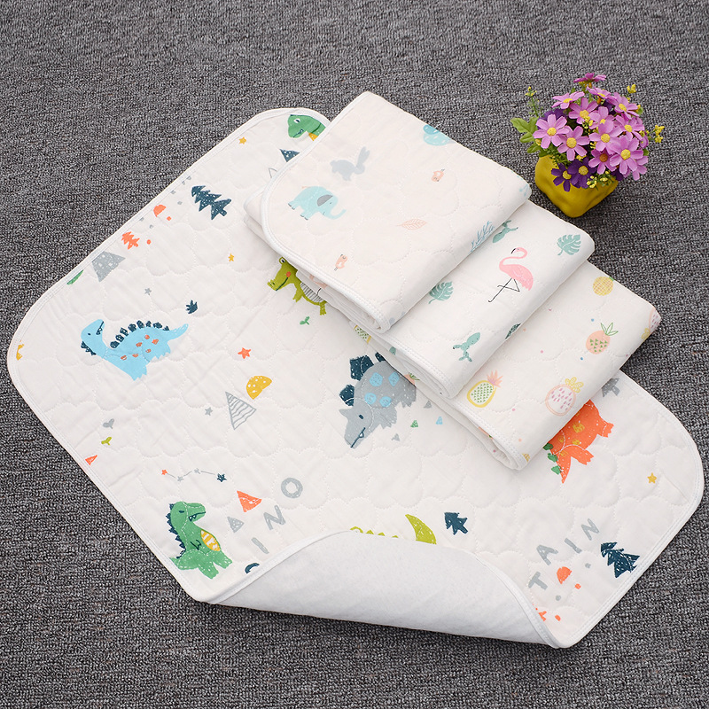 baby High density Gauze Urine pad Newborn children Leak proof baby waterproof Washable quilt Pads