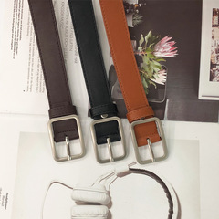 2020 Hot Selling Belts Classic Day Buckle PU Belts Women’s Fashion Versatile Men’s and Women’s Belts Factory Direct Sales