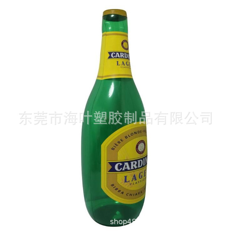 PVC充气啤酒饮料瓶子    各种款式尺寸充气广告瓶    欢迎生产