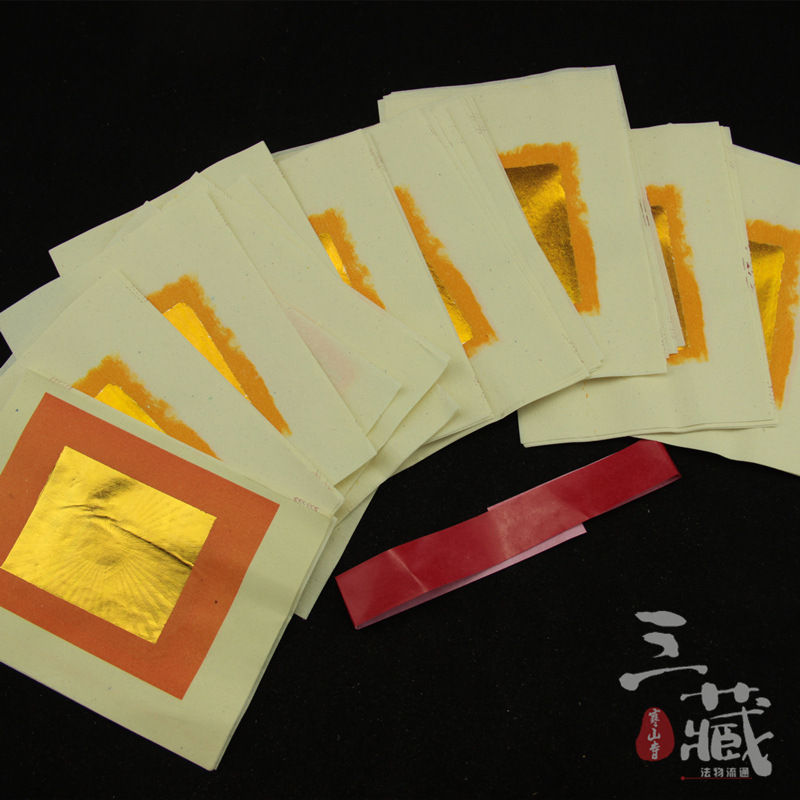 环保白纸刈金 出口金箔纸金纸纯箔大箔割金1箱30捆传统工艺纸制品-阿里巴巴