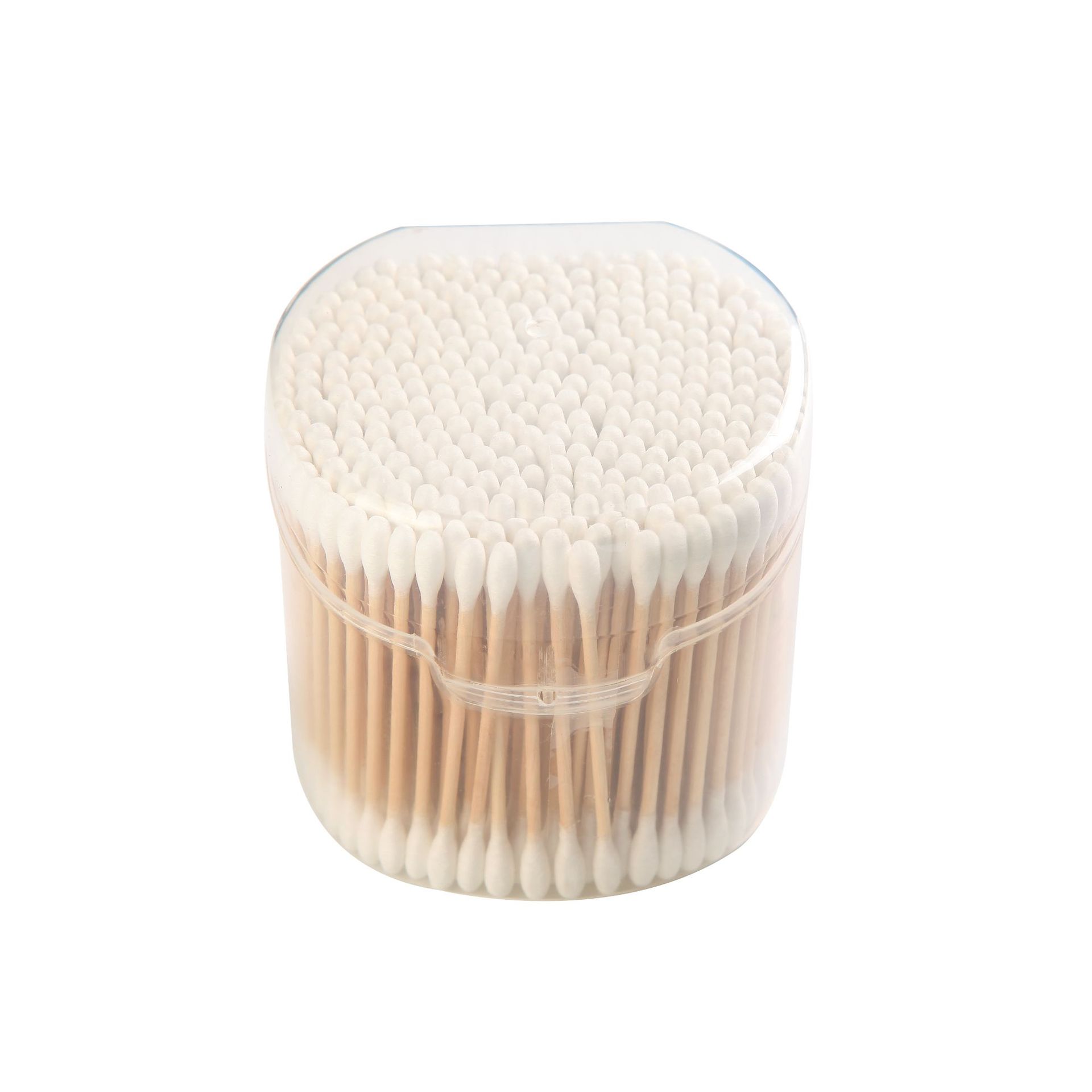 Factory wholesale 300 Canned Stick Cotton swab Double head Daily pure cotton disinfect Cotton swab