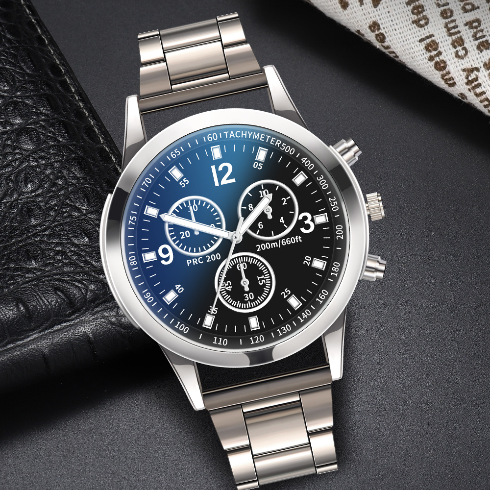ZA01-G Geneva Steel Band Watch