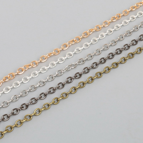 Open circle T pin extension chain lobster buckle vest vest buckle handmade diy homemade bracelet material box wholesale