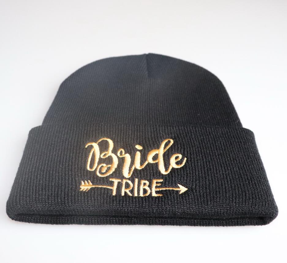 Brode Team Squad bestickte Strickmütze, Wollmütze, warme Pullovermütze_voghion.com