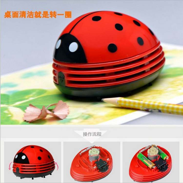 亚马逊新品新款迷你吸尘器瓢虫吸尘器桌面吸尘器迷你键盘吸尘器