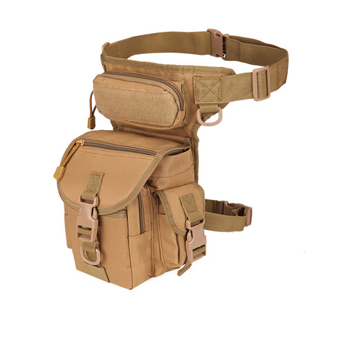 Factory wholesale waterproof Oxford cloth army camouflage style shoulder crossbody reporter photography sports new leg bag