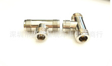 供應基站微波轉接頭N-KKK電纜同軸轉接器