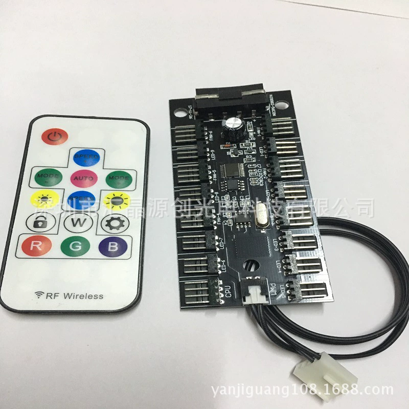 Материнская плата большой 4p pwm pwm концентратор фантомный 3p-FAN компьютерный шасси 4 провода вентилятор регулятор контроля скорости