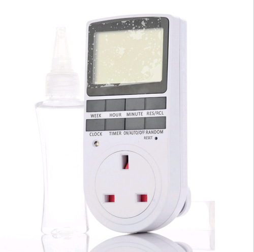 British large screen timer switch plug wholesale timer plug neutral packaging