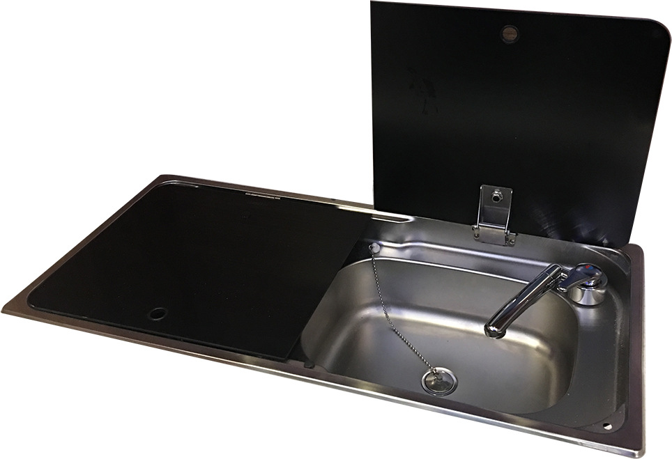 Estufa de gas RV Accesorios de RV con tapa de vidrio Estufa de gas de yate GR-904L