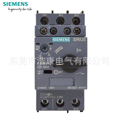 SIEMENS 西门子3RV6321-4FC10电机保护断路器|ru