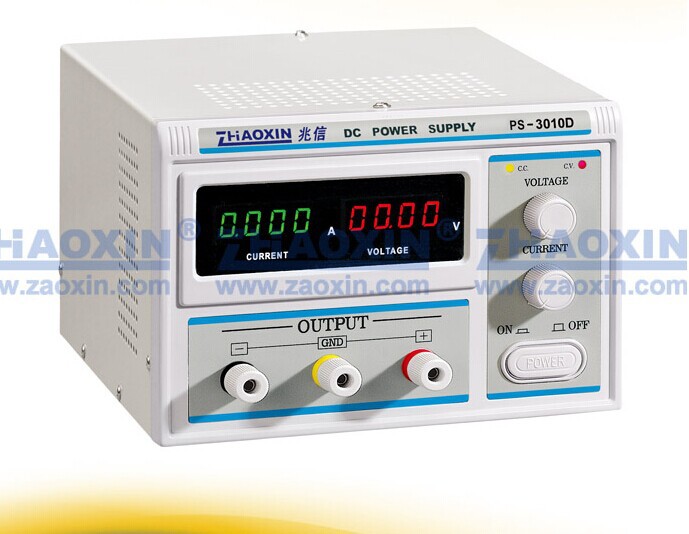 兆信PS-3010D四位数显直流稳压电源0-30V/0-10AK安泰信龙威30V10A
