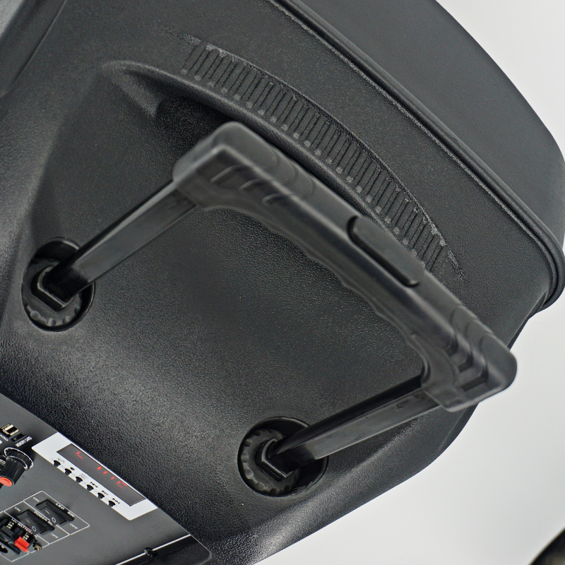 厂家直销 彩灯15寸带蓝牙户外移动拉杆电瓶音响 广场舞大功率音箱详情图9