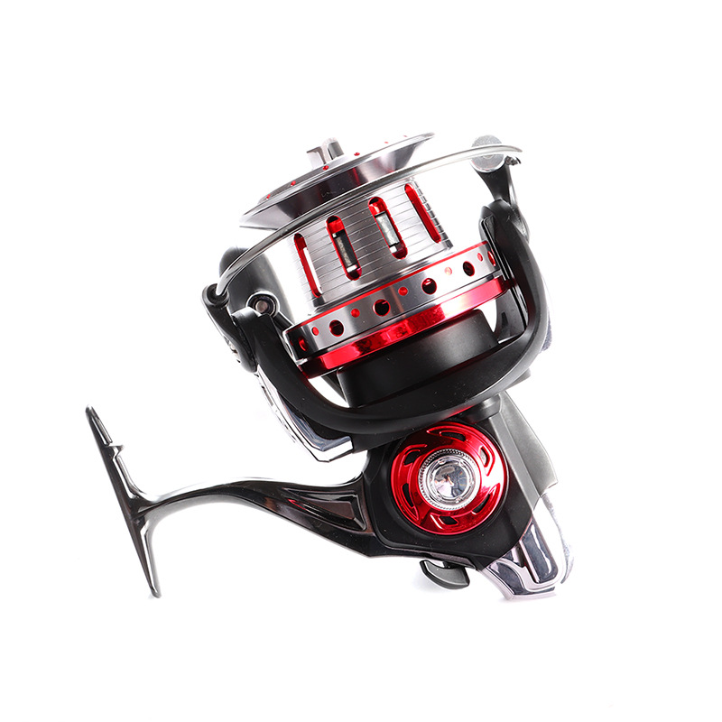 Rueda de metal de largo alcance 10000 serie rueda de pesca súper grande rueda de pesca de largo alcance rueda giratoria carrete de pesca