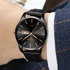 Men's quartz watches, swiss watch, steel belt for leisure, waterproof calendar, wholesale, simple and elegant design