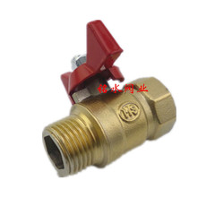 太陽能熱水器內外牙絲閥門煤氣閥蝶柄球閥氣閥專用4分DN15管外絲