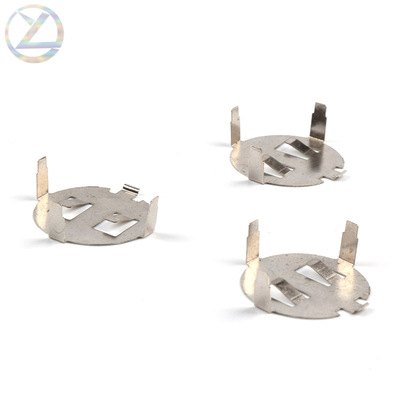 厂家直销五金直角纽扣电池正负极弹片扣 冲压件可加工定制电池片|ms